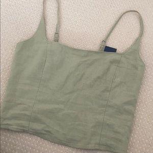 LINEN CORSET TOP